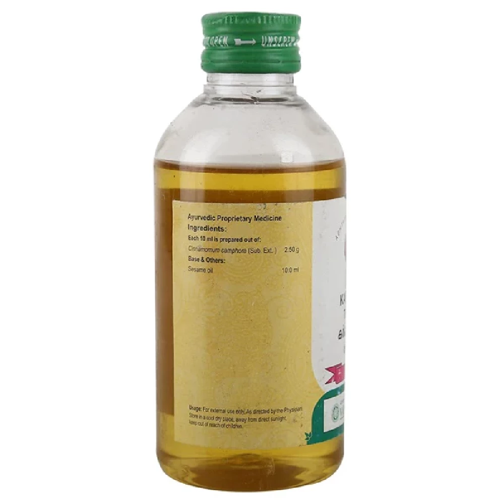 Vaidyaratnam Karpoora Thailam, 200 ml-4.webp